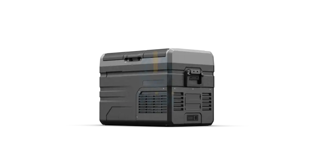 Powerology Smart Dual Compartment Fridge And Freezer Versatile Cooler For Outdoor Adventure - Gray Accessories > Other