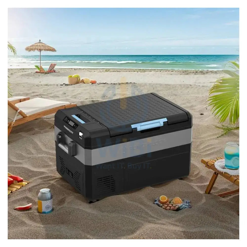 Powerology Smart Solar Recharge Fridge And Freezer Versatile Cooler For Outdoor Adventure - 55L / 20800mAh Accessories