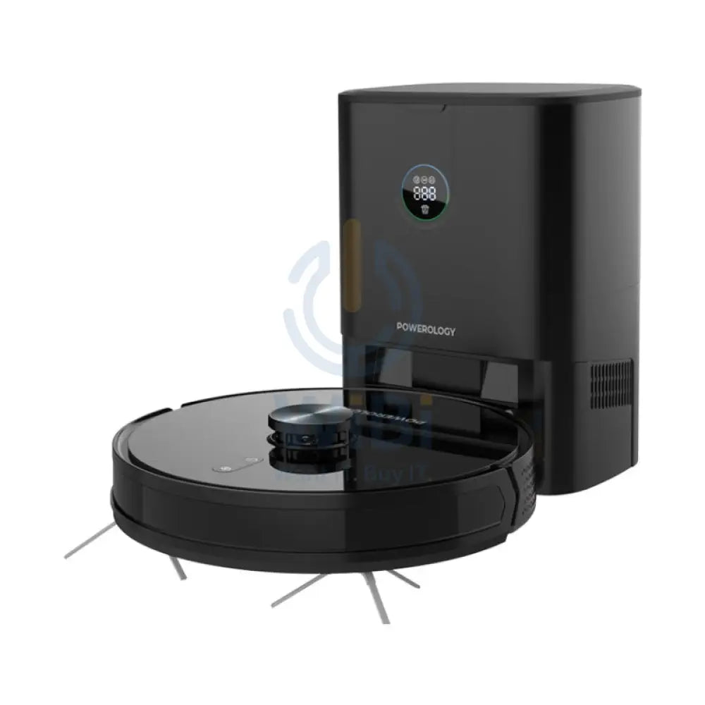 Powerology Smart Station Robot Vacuum & Mop - Black Accessories > Smart Devices