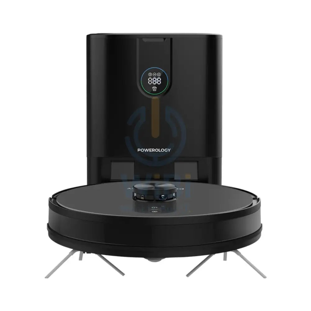 Powerology Smart Station Robot Vacuum & Mop - Black Accessories > Smart Devices