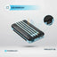 Powerology Solar Multi-Cable Power Bank - 16000mAh / Black Accessories > Power Bank