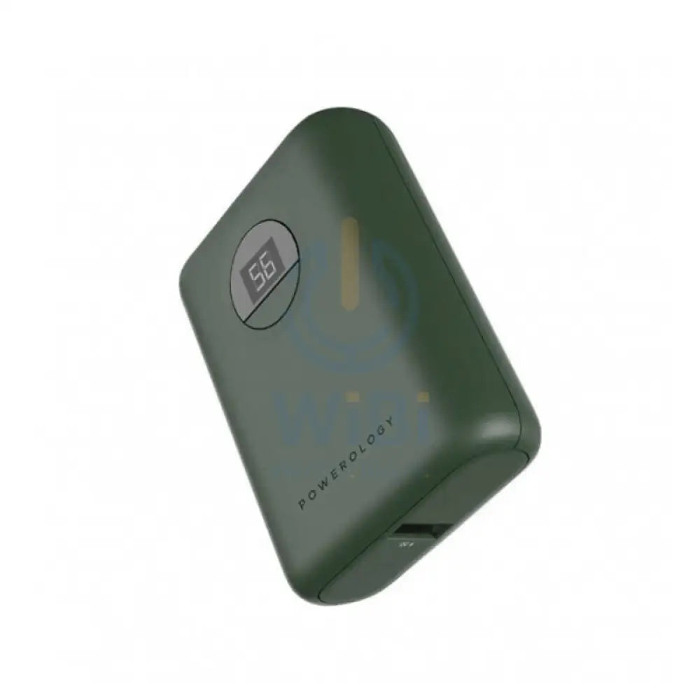 Powerology Ultra-Compact Power Bank 10000mAh PD 20W – Green Accessories > Power Adapters