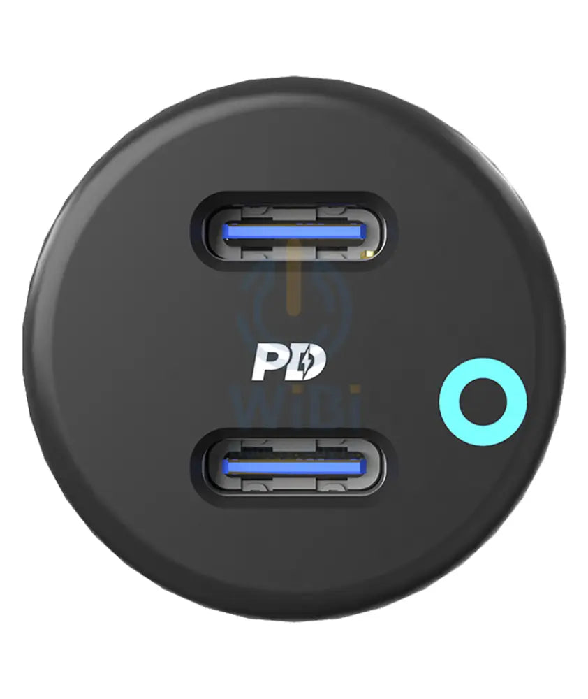Powerology Ultra-Quick Car Charger With Dual Output Accessories > Power Adapters