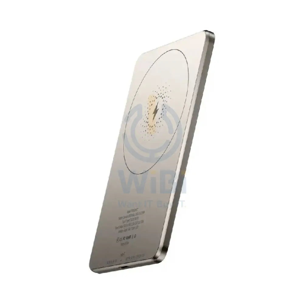 Powerology Ultra-Thin MagSafe Power Bank - 5000mAh / Type-C / Titanium Accessories > Power Bank