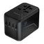 Powerology Universal Multi-Port Travel Adapter - 65W / Grey Accessories > Power Adapters