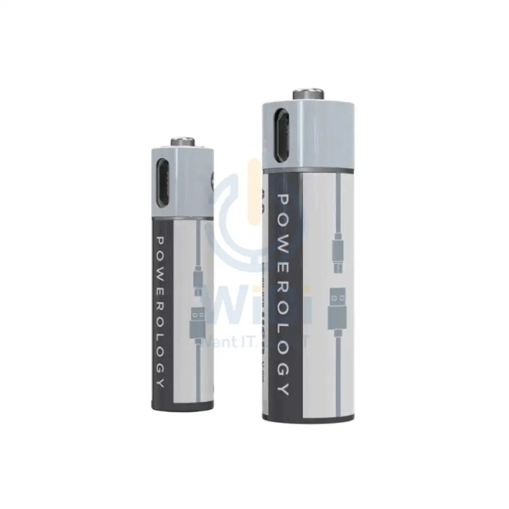 Powerology USB Rechargeable AA Battery (2pc pack) Accessories > Power Adapters