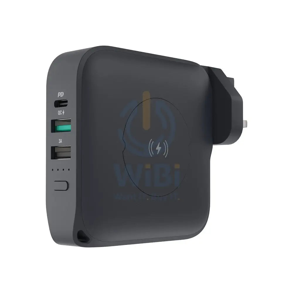 Powerology Wall Charger Powerbank 10000mAh 15W / 7.5W Fast-Wireless With Magsafe & 20W PD Accessories > Power Adapters