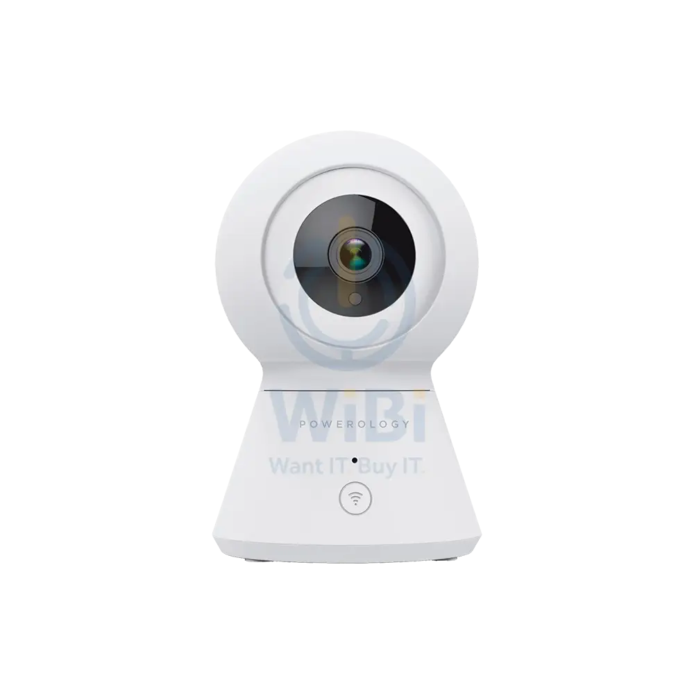 Powerology WiFi Smart Home Camera 360 Horizontal And Vertical Movement - White Cameras > Security Cameras