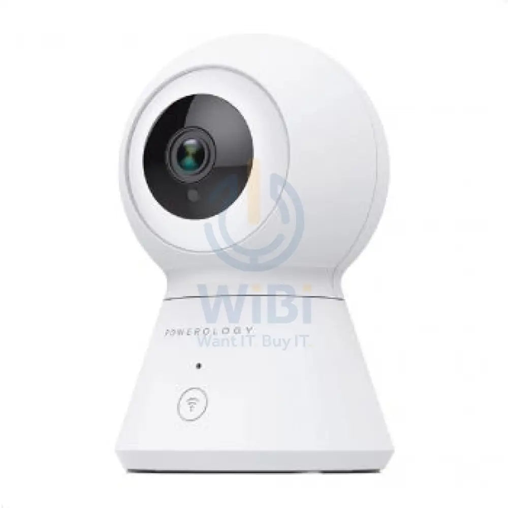 Powerology WiFi Smart Home Camera 360 Horizontal And Vertical Movement - White Cameras > Security Cameras