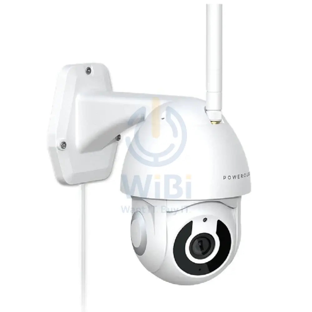 Powerology WiFi Smart Outdoor Camera 360 Horizontal And Vertical Movement - White Cameras > Security Cameras > Offer