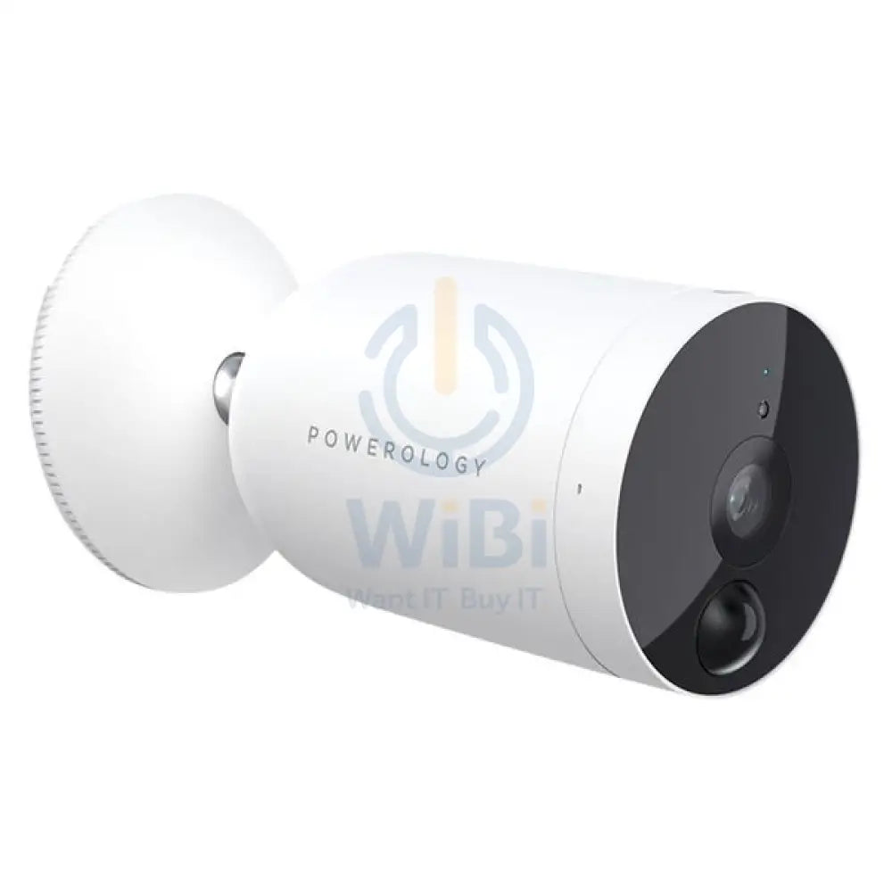 Powerology WiFi Smart Outdoor Wireless Camera - White Cameras > Security Cameras
