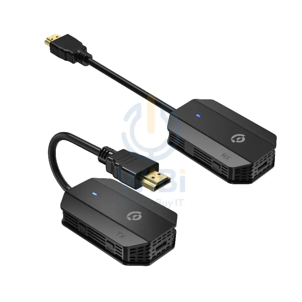 Powerology Wireless HDMI to HDMI Audio & Video (Transmitter + Receiver) - Black Accessories > Cables & Converters