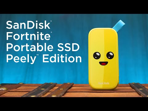 SanDisk Fortnite Portable SSD Peely Edition - 2TB / Up to 800MB/s / USB-C 3.2 Gen 2 / External SSD (Solid State Drive)