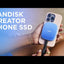 SanDisk Creator Phone MagSafe SSD - 1TB / Up to 1000MB/s / USB-C 3.2 Gen 2 / External SSD (Solid State Drive)