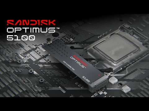 محرك أقراص صلبة سانديسك أوبتيموس 5100 NVMe، سعة 1 تيرابايت / سرعة 7100 ميجابايت/ثانية / PCIe 4.0 x4