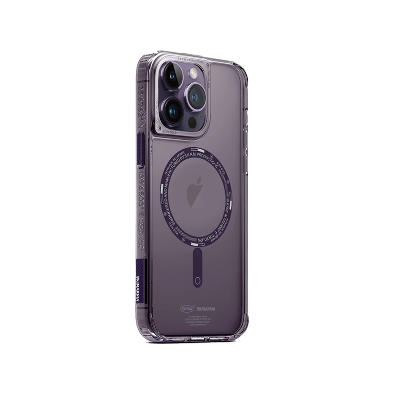 SKINARMA IPHONE 14 PRO MAX (6.7) SAIDO MAG-CHARGE CASE – PURPLE Accessories > Mobiles & Tablets