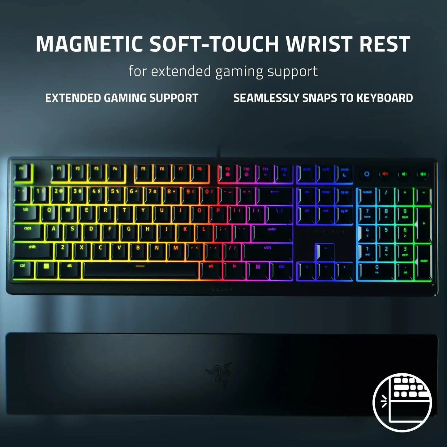 Razer Ornata V3 Gaming Keyboard - Wired / Black