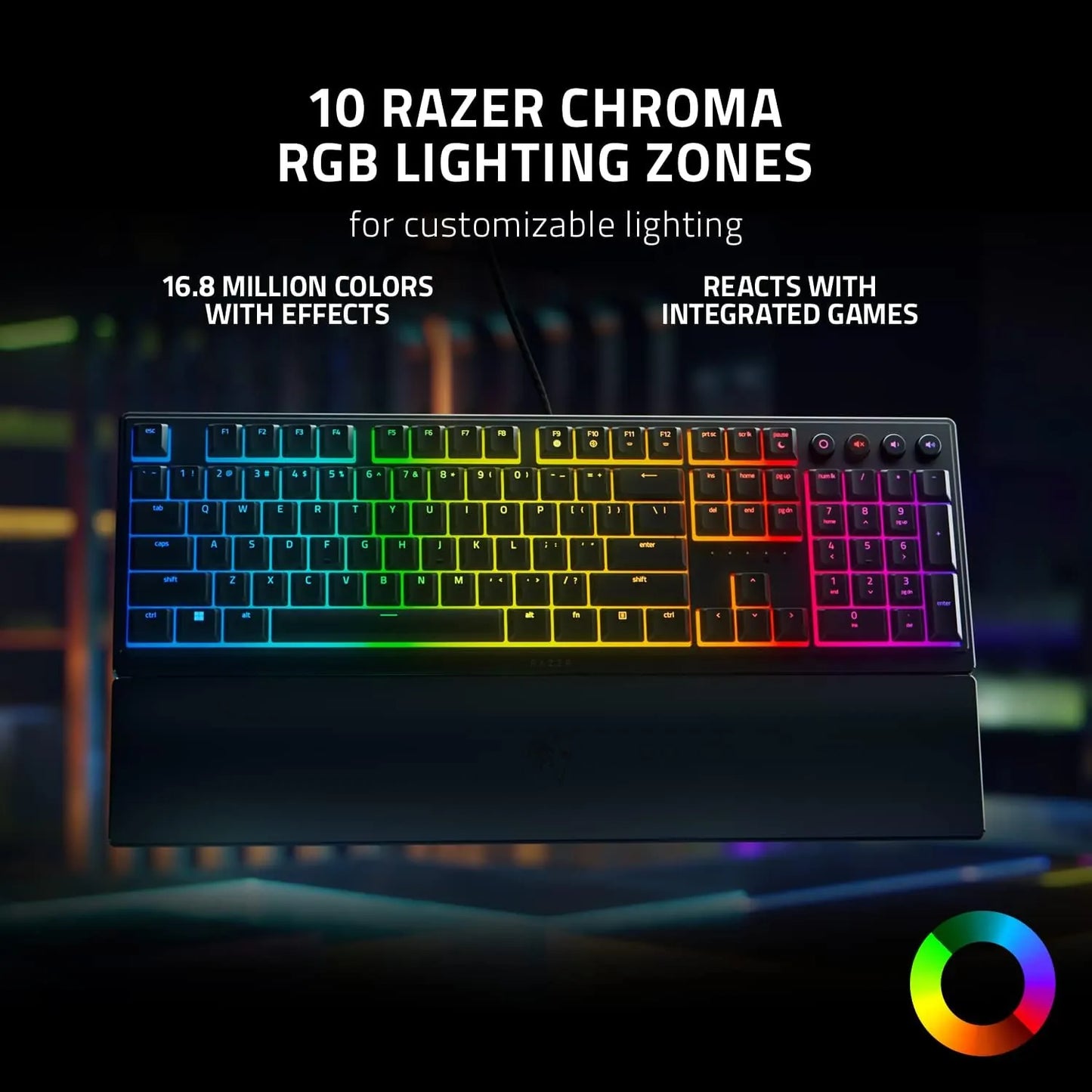 Razer Ornata V3 Gaming Keyboard - Wired / Black