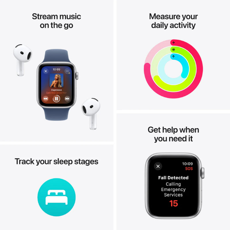 Apple Watch SE (2nd Gen) with Sport Loop - LTPO OLED / 40mm / Bluetooth / Wi-Fi / Lake Green Smart Watches