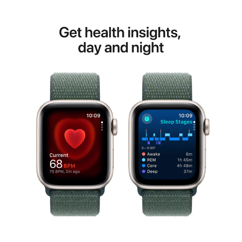 Apple Watch SE (2nd Gen) with Sport Loop - LTPO OLED / 40mm / Bluetooth / Wi-Fi / Lake Green Smart Watches