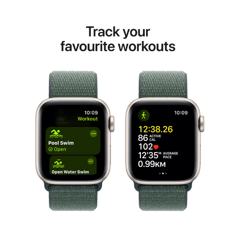 Apple Watch SE (2nd Gen) with Sport Loop - LTPO OLED / 40mm / Bluetooth / Wi-Fi / Lake Green Smart Watches