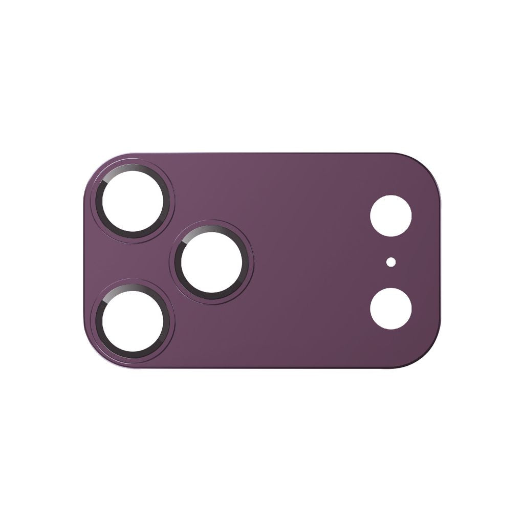Smartix Ultraguard Aluminium Camera Lens Protector For Apple iPhone 18 Pro - Dark Cherry