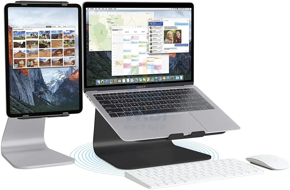 Rain Design mStand360 Laptop Stand w/ Swivel Base - Black Accessories > Other Peripherals