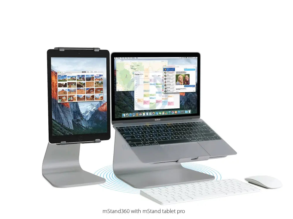 Rain Design mStand360 Laptop Stand w/ Swivel Base - Space Grey Accessories > Other Peripherals