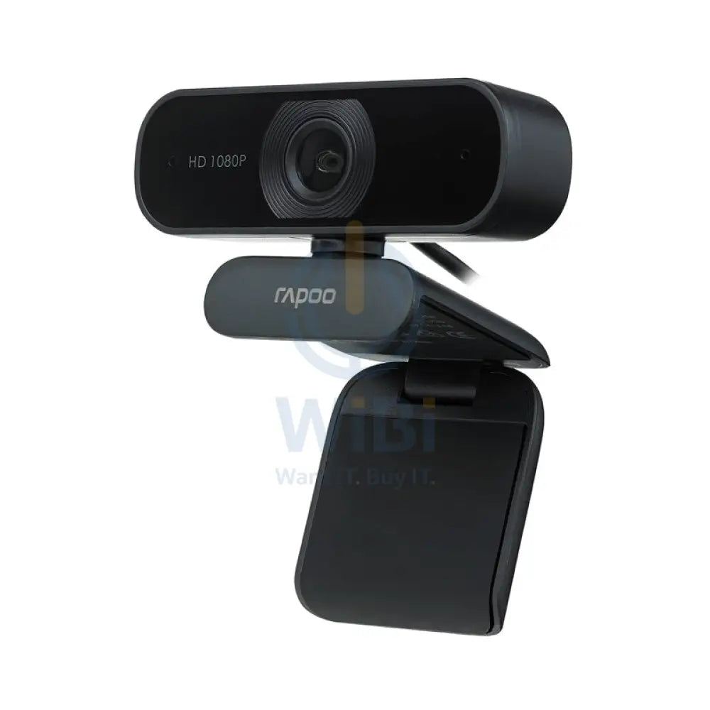 Rapoo C260 Webcam with Noise Cancellation Mic - 1080p FHD / USB - Black Cameras > Webcam