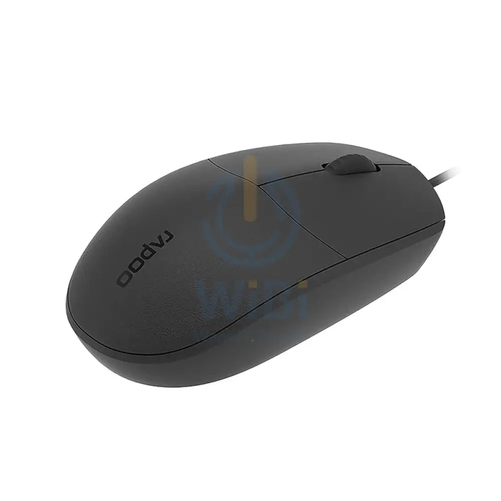 Rapoo N200 Wired Optical Mouse - 1600 DPI / Black Accessories > Keyboard & Mouse