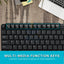 Rapoo X1800S Wireless Keyboard & Mouse Combo - 2.4 GHz / 10m / 1000 DPI / USB / Arabic/English - Black Accessories >