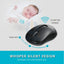 Rapoo X1800S Wireless Keyboard & Mouse Combo - 2.4 GHz / 10m / 1000 DPI / USB / Arabic/English - Black Accessories >