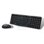 Rapoo X1800S Wireless Keyboard & Mouse Combo - 2.4 GHz / 10m / 1000 DPI / USB / Arabic/English - Black Accessories >