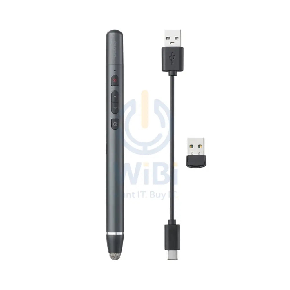 Rapoo XR200 Wireless Presenter with Touchable Pen - 2.4 GHz / 100 Meter / USB - Black Accessories > Mobiles & Tablets >