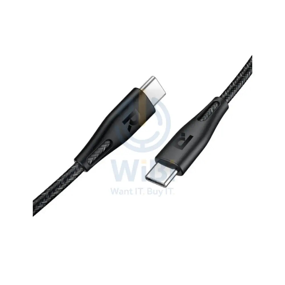 RAVPower Nylon Braid Fast Charging Cable - 1.2m / 60W / Type-C to Type-C Accessories > Cables & Converters > Cables