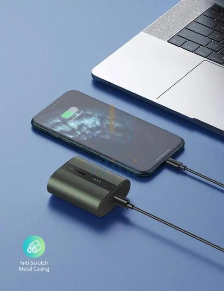 RAVPower PD + QC 2-Port Power Bank - 10,000mAh / 18W / Metallic Green Accessories > Power Adapters