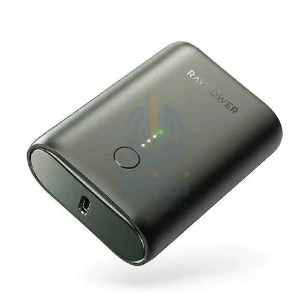 RAVPower PD + QC 2-Port Power Bank - 10,000mAh / 18W / Midnight Green Accessories > Power Bank