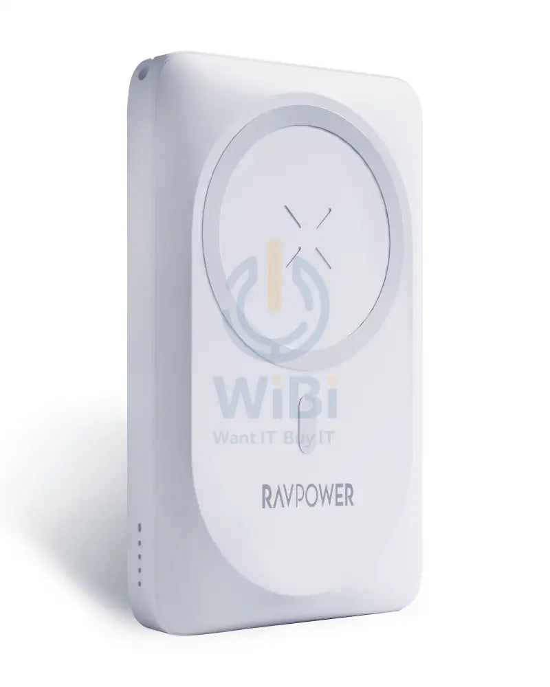 Ravpower RP-PB1212 10000mAh Magnetic Wireless Powerbank - White Accessories > Power Bank