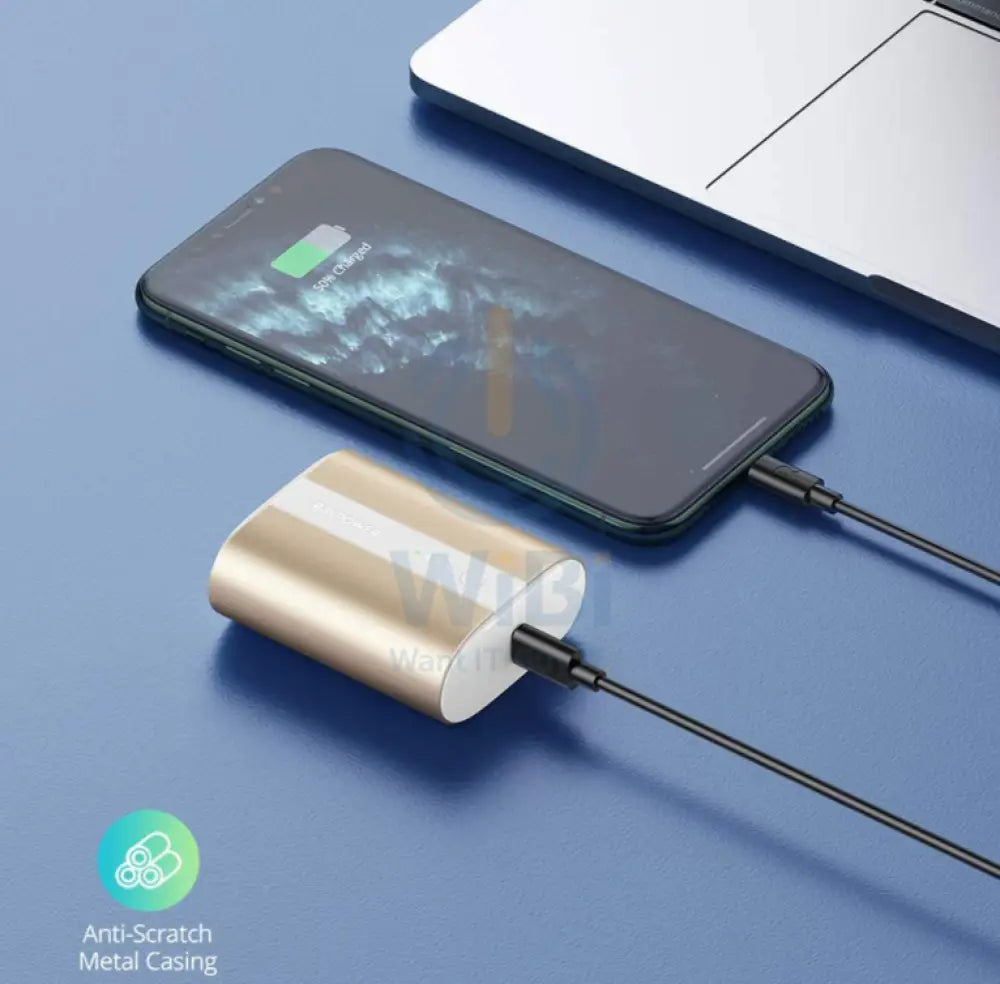 RAVPower RP-PB197 10000mAh PD + QC 2-Port 18W Power Bank - Gold Accessories > Power Adapters