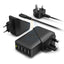 RAVPower RP-PC023 40W 4-Port USB Charger (UK) - Black Accessories > Power Adapters