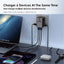 RAVPOWER RP-PC1043 PD GaN 75W 4-Port Travel Charger - Black Accessories > Power Adapters