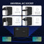 RAVPOWER RP-PC1043 PD GaN 75W 4-Port Travel Charger - Black Accessories > Power Adapters