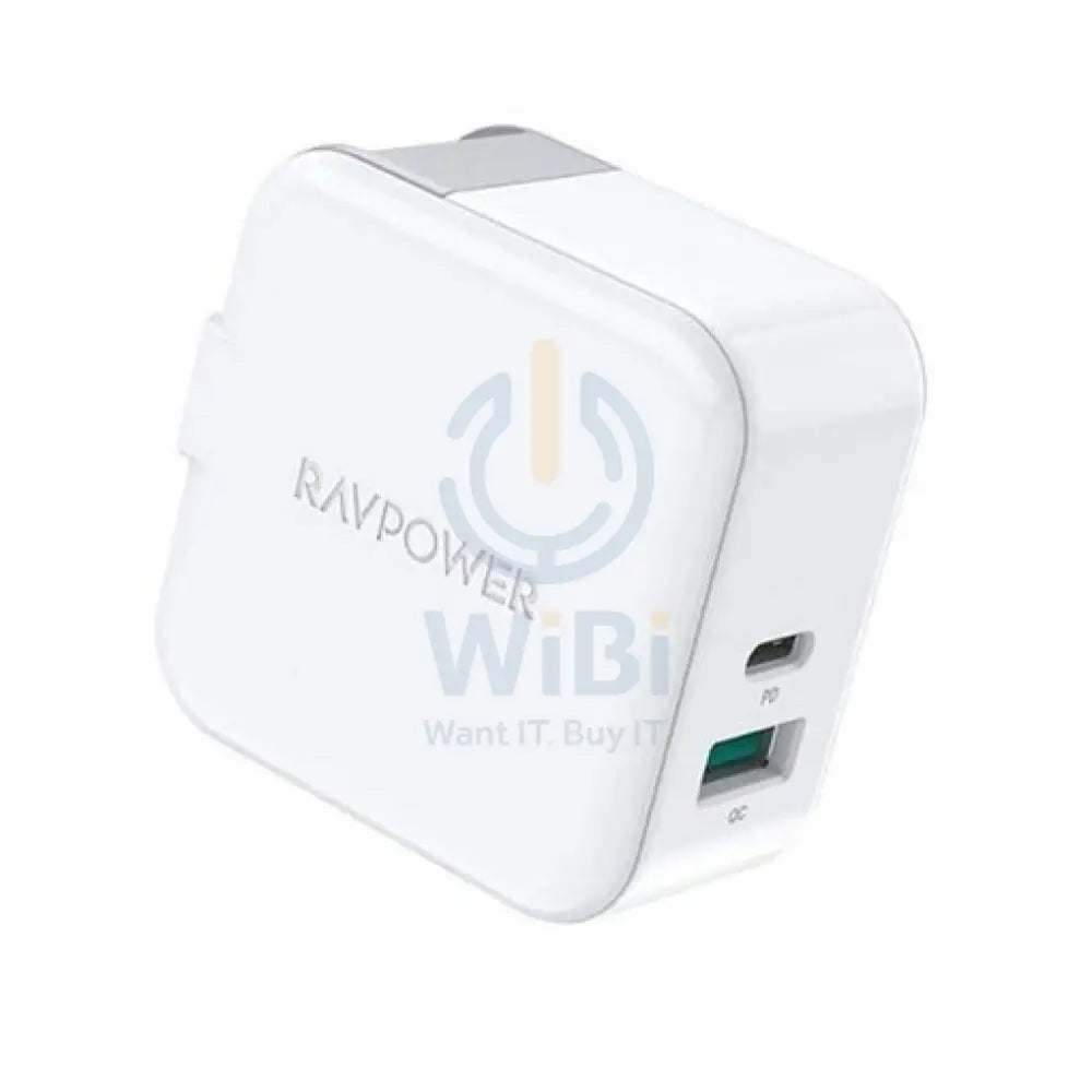 RAVPower RP-PC110 Dual Port USB Wall Charger - 18W / White Accessories > Power Adapters