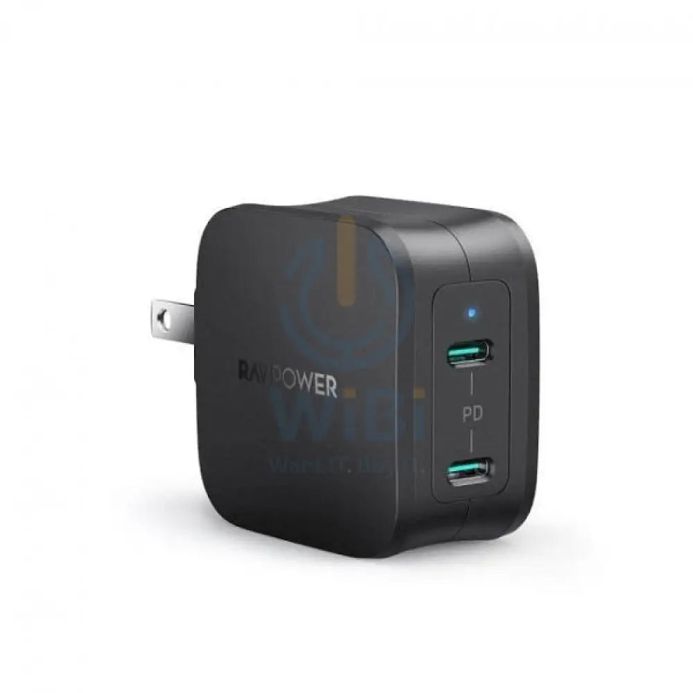 RAVPower RP-PC152 PD Pioneer Wall Charger UK - 40W / 2-Port / Black Accessories > Power Adapters
