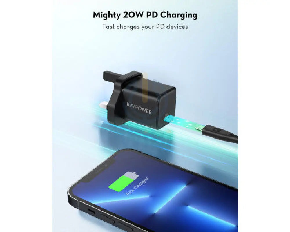 RAVPOWER RP-PC167 PD 20W WALL CHARGER 1C Accessories > Power Adapters
