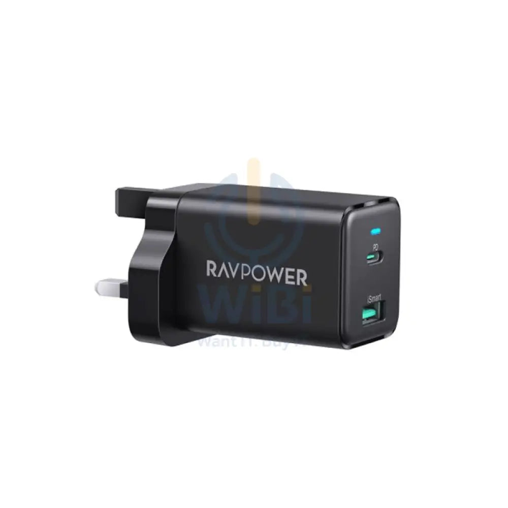 RAVPower RP-PC171 - PD 45W - 2-Port Wall Charger - Black Accessories > Power Adapters