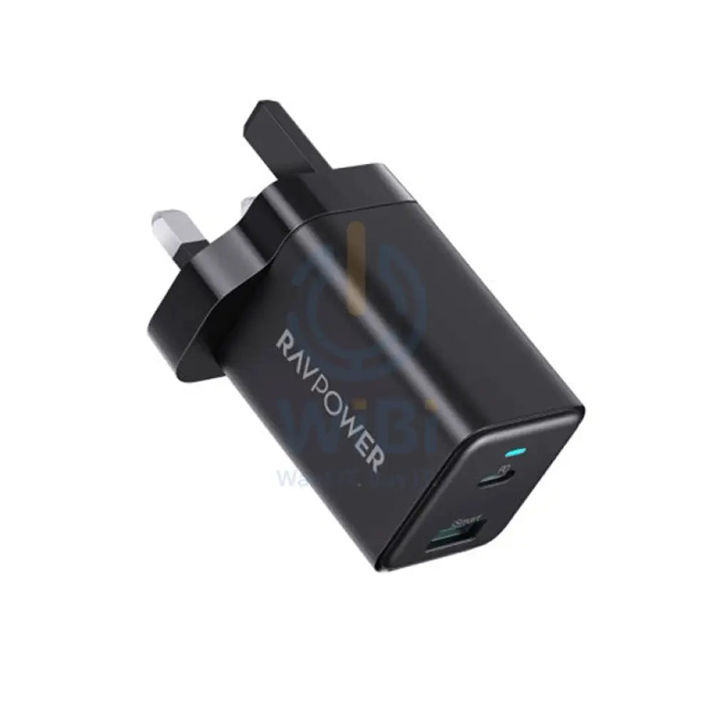 RAVPower RP-PC171 - PD 45W - 2-Port Wall Charger - Black Accessories > Power Adapters