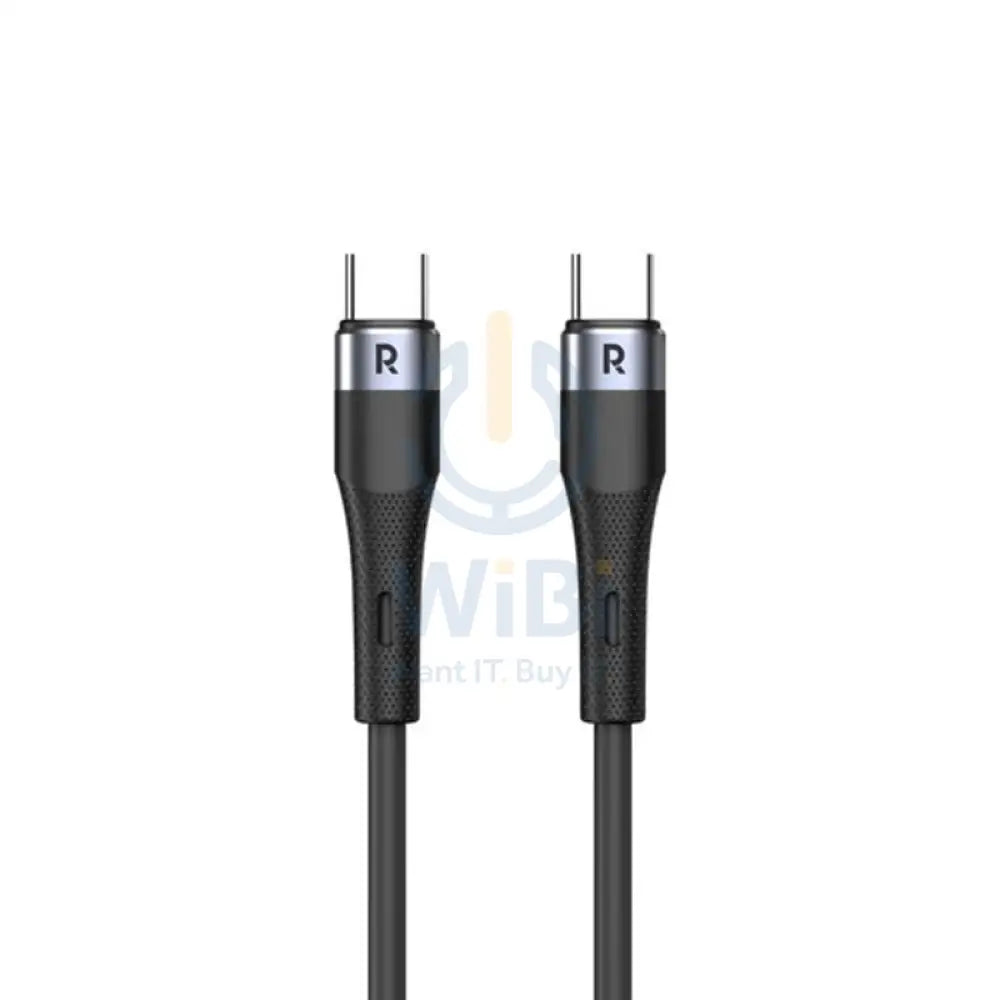 RAVPower Silicone Cable - 1M / 60W / 480Mbps / USB-C - Black Accessories > Cables & Converters > Cables
