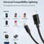 RAVPower TPE Type-C to Lightning Charging Cable - 0.3 Meter / Black Accessories > Cables & Converters > Cables