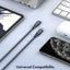 RAVPower Type-C to Lightning Charging Cable - 1.2 Meter / Nylon Grey Accessories > Cables & Converters > Cables